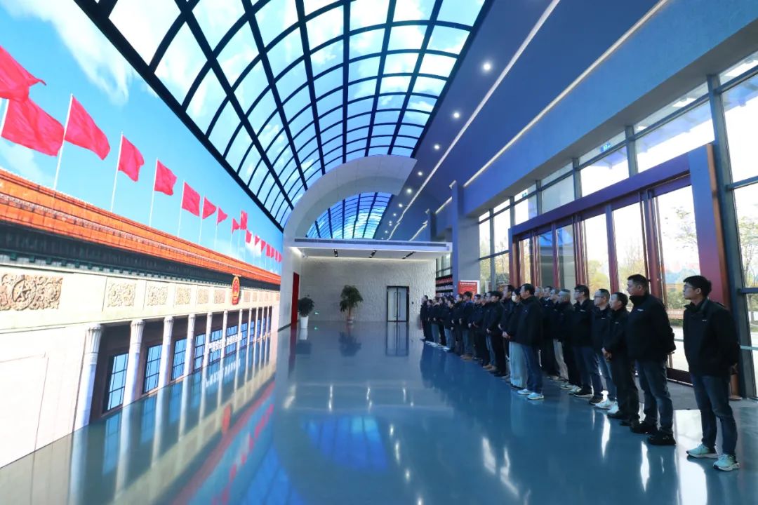 Shinhoo team visit the Anhui Province Ethics Education Center 