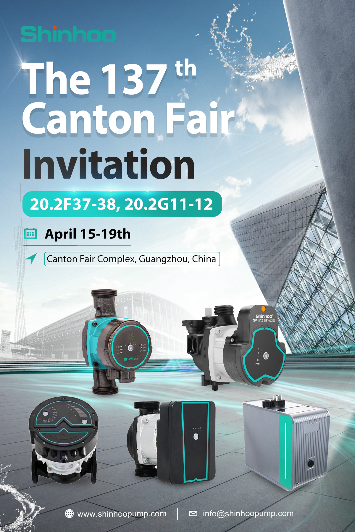 Shinhoo is at the 137th Canton Fair 