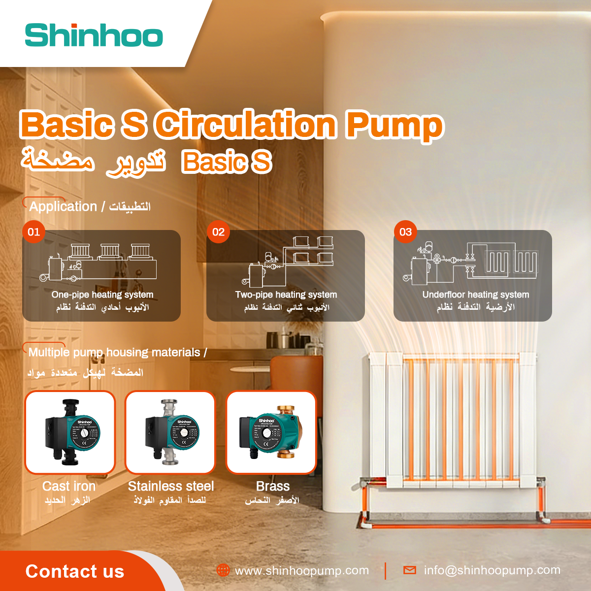 Central heating Recirculating Pump