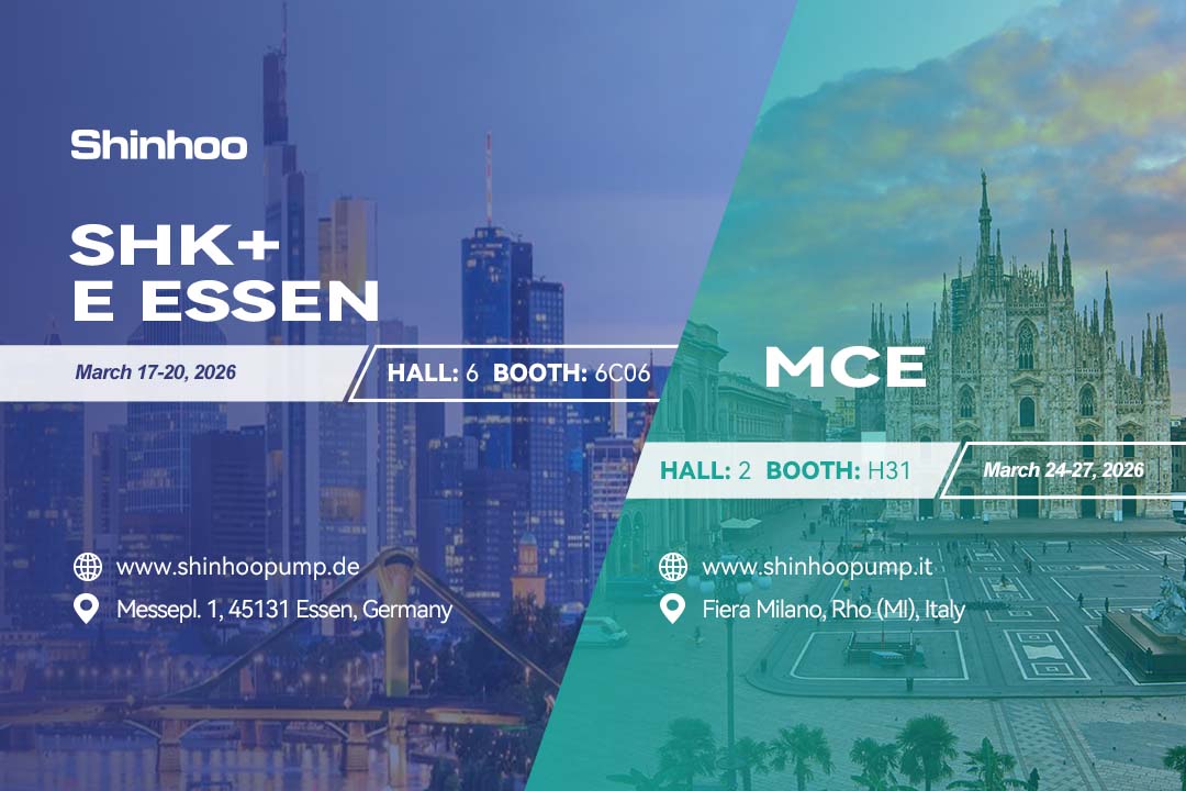 Shinhoo at SHK Essen 2026 & MCE Milano 2026