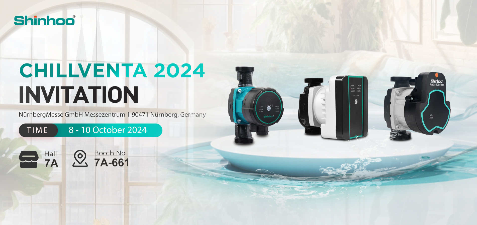 دعوت از Shinhoo برای شرکت در Chillventa 2024